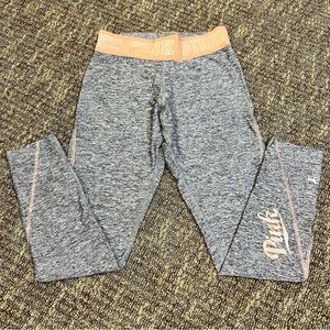 PINK Victoria's Secret Womens Low-Rise Elasticized Ultimate Leggings Gray Medium
